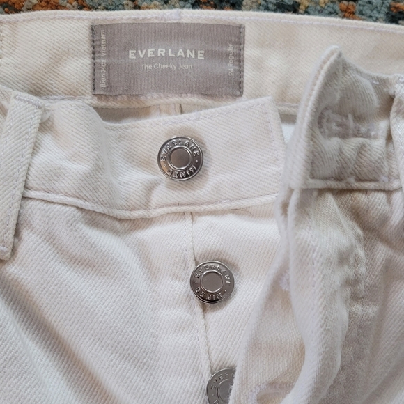 3/30$ Everlane The Cheeky Jean White W24 - Picture 4 of 6